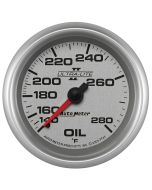 2-5/8" OIL TEMPERATURE, 140-280 °F, 6 FT., MECHANICAL, ULTRA-LITE II