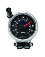 3-3/4" PEDESTAL tachometer, 0-10,000 RPM, BLACK, MOPAR