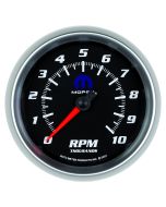 3-3/8" IN-DASH tachometer, 0-10,000 RPM, BLACK, MOPAR