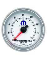 2-1/16" PYROMETER, 0-1600 °F, STEPPER MOTOR, WHITE, MOPAR