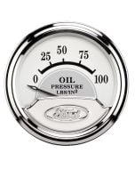 2-1/16" OIL PRESSURE, 0-100 PSI, AIR-CORE, FORD MASTERPIECE