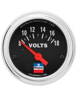 2" VOLTMETER, 8-18 VOLTS, MOPAR CLASSIC