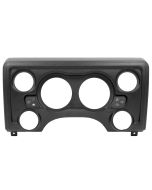 DIRECT FIT DASH PANEL, 6 GAUGE (3 3/8" X2, 2 1/6" X4), JEEP TJ