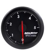 2-1/16" TACH, 0-5,000 RPM, AIR-CORE, AIRDRIVE, BLACK