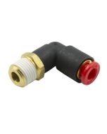 3/16" OD QUICK DISCONNECT TO 1/8" NPT THREAD RIGHT ANGLE