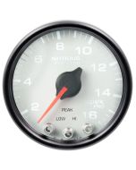 2-1/16" NITROUS PRESSURE, 0-1600 PSI, STEPPER MOTOR, SPEK-PRO, WHITE DIAL, BLACK BEZEL, CLEAR LENS