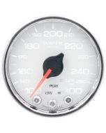 2-1/16" WATER TEMPERATURE, 100-300 °F, STEPPER MOTOR, SPEK-PRO, WHITE DIAL, CHROME BEZEL, CLEAR LENS
