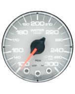 2-1/16" WATER TEMPERATURE, 100-300 °F, STEPPER MOTOR, SPEK-PRO, SILVER DIAL, CHROME BEZEL, FLAT ANTIGLARE LENS