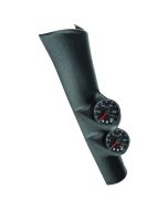 PILLAR KIT, 0-60 PSI/0-2000 °F, 98-02 DODGE RAM, W/O SPEAKER, SPEK-PRO, WHITE DIAL, BLACK BEZEL, FLAT ANTIGLARE LENS