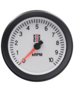TACHOMETER, SPORT, 88MM, WHITE, 0-10K RPM