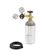 CO2 BOTTLE KIT, COMPLETE KIT INCLUDES 2.5 LB. BOTTLE, VALVE, REGULATOR & TUBING