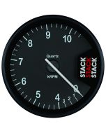 TACHOMETER, CLUBMAN, 80MM, BLACK, 0-4-10.5K RPM