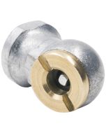 AIR CHUCK, 90° BALL FOOT, 1/4" NPT, STACK