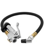 INFLATOR ASSEMBLY, TIRE PRESS, INCL. 60CM HOSE W/ 45° BULLET FOOT AIR CHUCK, STACK