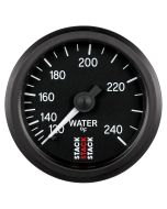 WATER TEMP, 6 FT., MECHANICAL, 52MM, BLACK, 120-240 °F, 6 FT., MECHANICAL, 1/2" NPT (M)
