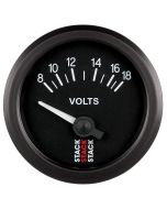 BATTERY VOLTAGE, ELECTRIC, 52MM, BLK, 8-18V