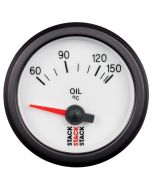 OIL TEMP, ELECTRIC, 52MM, WHT, 60-150 °C, AIR-CORE, M10 MALE