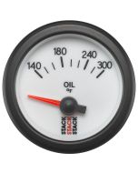 OIL TEMP, ELECTRIC, 52MM, WHT, 140-300 °F, AIR-CORE, 1/8" NPTF