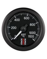 EXHAUST GAS TEMP, PRO STEPPER MOTOR, 52MM, BLK, 0-1100 °C