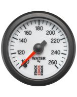 WATER TEMP, PRO STEPPER MOTOR, 52MM, WHT, 100-260 °F, STEPPER MOTOR, 1/8" NPTF MALE