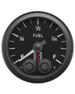 2-1/16" FUEL LEVEL, PROGRAMMABLE 0-280 Ω, STEPPER MOTOR, STACK PRO-CONTROL BLK