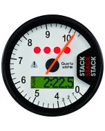 DISPLAY TACHOMETER, WHITE, 0-4-10.5K RPM