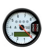 DISPLAY TACHOMETER, WHITE, 0-8K RPM