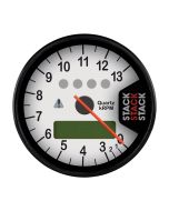 DISPLAY TACHOMETER, WHITE, 0-3-13K RPM