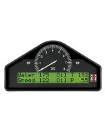 RACE DISPLAY, PRE-CONFIGURED, BLACK, 0-8K RPM (PSI, DEG. F, MPH)