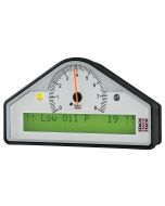 RACE DISPLAY, PRE-CONFIGURED, WHITE, 0-8K RPM (PSI, DEG. F, MPH)
