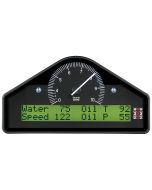 RACE DISPLAY, PRE-CONFIGURED, BLACK, 0-4-10K RPM (PSI, DEG. F, MPH)