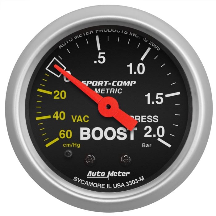 Gauge: Boost Gauge 0-60 psi; Sport Comp II; mechanical; 16並行輸入 通販 