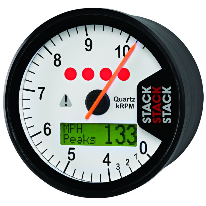 ★TY.jht_HE-kdbs★ DISPLAY TACHOMETER, WHITE, 0-4-10.5K RPM