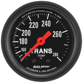 Autometer Z Series 52mm 140-280 Degrees F Mechanical Transimission Temperature Gauge (2615) main image 1