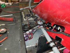 Lauren Butler's stock car wiring