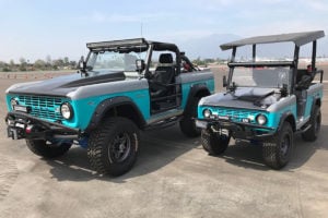 1968 Ford Bronco and its mini-me