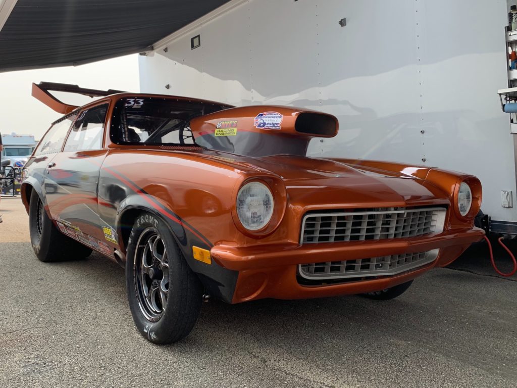 Stock car at the NHRA Nationals