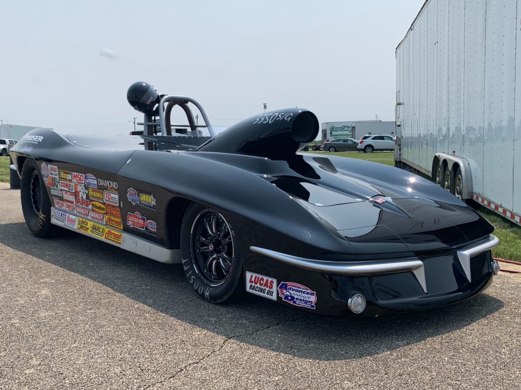 Race car at the NHRA Nationals