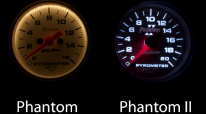 Phantom vs Phantom 2 gauge