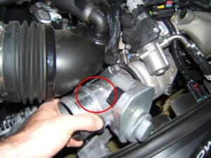 Ford 6.4 Powerstroke engine detail