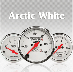 Arctic White Gauges