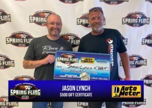 Jason Lynch winning $500 gift certificate