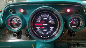 1957 Chevy gauge detail