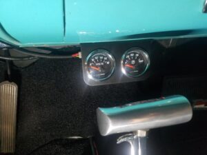 1957 Chevy meter detail