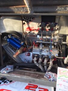 Jack Gilbert Jr.'s Chevy Van engine