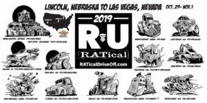2019 RATical Drive Off poster