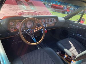 Blaze's Oldsmobile Cutlass 442 dashboard