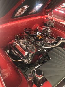 Blaze's Oldsmobile Cutlass 442 engine