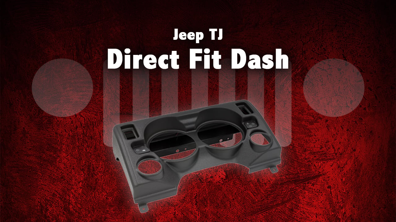 <strong>Replace the OEM with the NEW Jeep TJ Direct Fit Dash</strong>