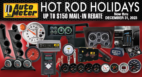 Hot Rod Holiday Rebate- Save up to $150!